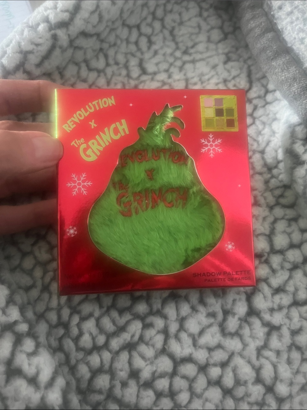 Revolution X The Grinch eyeshadow makeup palette NEW